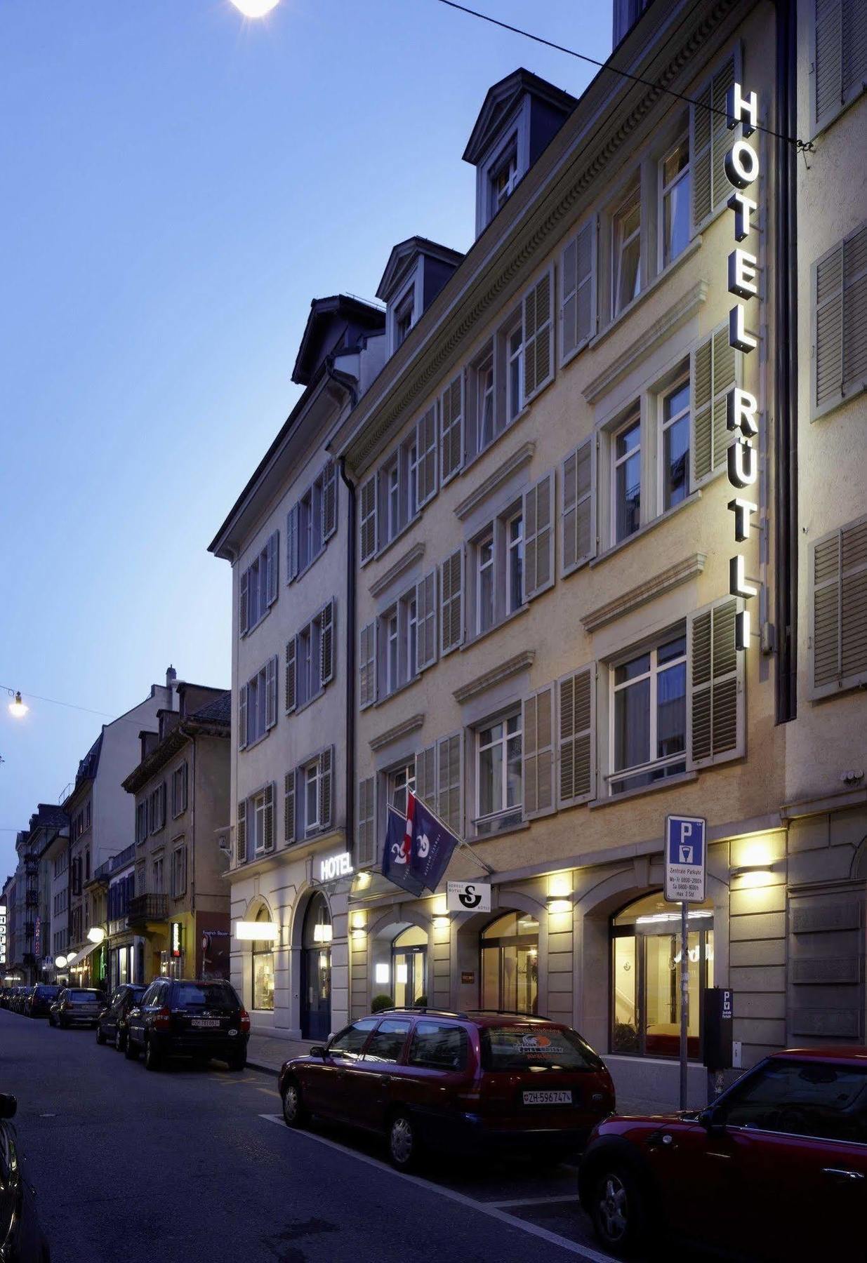 Sorell Hotel Rutli Zürich Exteriör bild